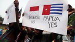 Ricuh, Aksi Aliansi Mahasiswa Papua Dibubarkan