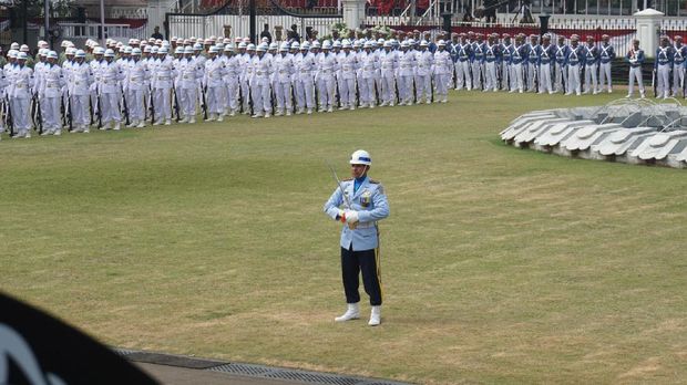 Geladi resik ini dilakukan di Istana Merdeka, Jl Medan Merdeka Utara, Jakarta Pusat.