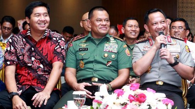 Kapolri dan Panglima TNI Hadiri Simposium Nasional