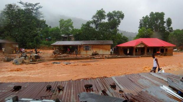 312 Orang Tewas Akibat Banjir dan Longsor di Sierra Leone