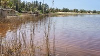 Karena tingginya kandungan garam, sangat tidak dianjurkan untuk berenang di sini. Merusak kulit! (Thinkstock)