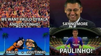 Paulo ditambah Coutinho hasilnya Paulinho. Foto: istimewa