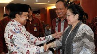 Padahal, sebelumnya kedua tokoh negara ini sempat dikabarkan hubungannya tidak membaik. Foto: Lamhot Aritonang
