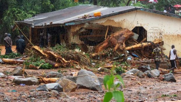 312 Orang Tewas Akibat Banjir dan Longsor di Sierra Leone