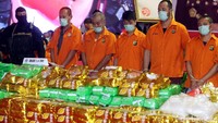 Barang bukti yang dimusnahkan merupakan kasus yang ramai di bicarakan. Pengungkapan 1,4 ton sabu adalah pengungkapan Polda Metro Jaya di Pantai Anyer, Serang, Banten, Kamis (13/7) lalu.