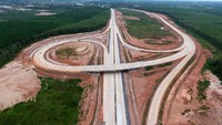Pembangunan Tol Bakauheni-Terbanggi Besar dikebut. (Dok. Hutama Karya).
