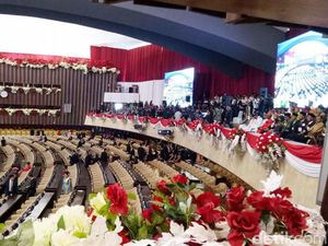 Jelang Sidang Tahunan Parlemen, Begini Suasana di Ruang Paripurna