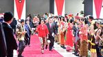 Foto: Gaya Menteri Jokowi Selfie Sebelum Sidang Tahunan