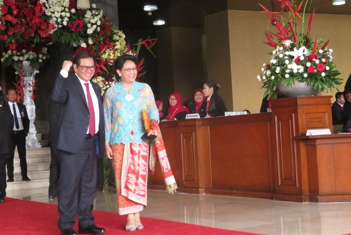 Menteri dan Anggota Dewan Mulai Berdatangan ke Sidang Tahunan