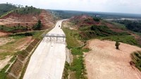 Setidaknya ada 14 km dari total panjang ruas tol 140,7 km yang diproyeksi oleh BPJT bakal dioperasionalkan hingga akhir tahun nanti. Di antaranya adalah paket 2 yang menyambungkan Sidomulyo dan Kota Baru pada segmen Lematang menuju Kotabaru sepanjang 5,025 km. (Dok. Hutama Karya).