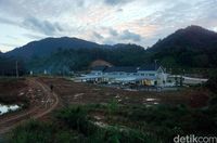 PLBN Entikong mulai terlihat.