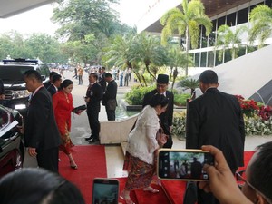 Megawati dan Ketua KPK Hadiri Sidang Tahunan MPR