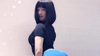 Gao Qian menjadi juara pada kontes Bokong Terindah di China pada Juni lalu. (Foto: Dok. Instagram/_gaoqian_)