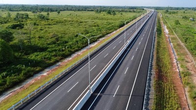 Foto: Siap Dijajal Bulan Depan, Begini Penampakan Tol Palembang-Indralaya
