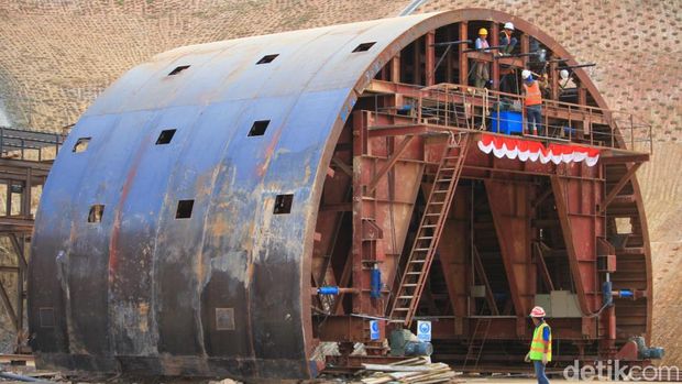 Proyek terowongan tol Cisumdawu