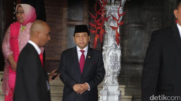 Novanto Hadiri Sidang Tahunan, Bersiap Sambut Jokowi