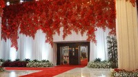Nuansa merah putih di sidang MPR-DPR-DPD untuk menyambut kedatangan Presiden Jokowi (Foto: Bagus Prihantoro Nugroho/detikcom)