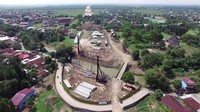 Tol Medan-Binjai sendiri diharapkan bisa meningkatkan geliat industri di Sumatera Utara, karena bakal bisa menghubungkan Kota Medan langsung ke Pelabuhan Belawan. Pool/Hutama Karya.