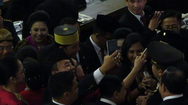 Jokowi di Sidang tahunan MPR-DPR-DPD.