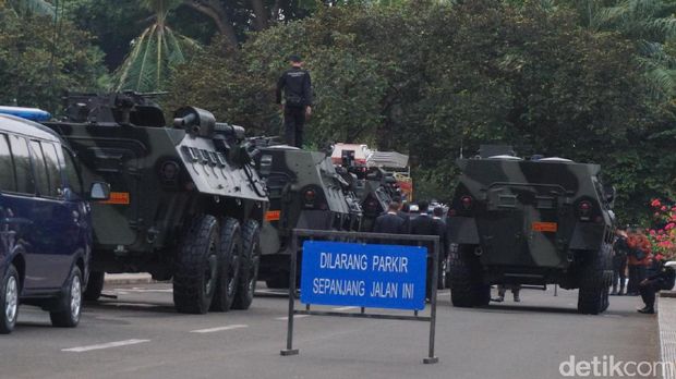 2.707 Personel Gabungan Amankan Sidang Tahunan di DPR