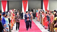Menperin Airlangga Hartarto tiba untuk menghadiri sidang tahunan MPR-DPR-DPD / Foto: Twitter DPR RI