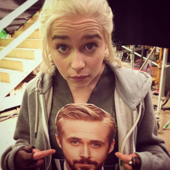 Emilia Clarke, pemeran Daenerys di serial GOT.