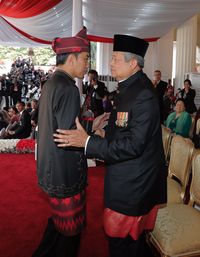 Istana Senang, Mega dan SBY Bertemu di Perayaan HUT Istana