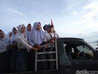 Mendes Ikuti Upacara HUT ke-72 RI di Pulau Sebatik