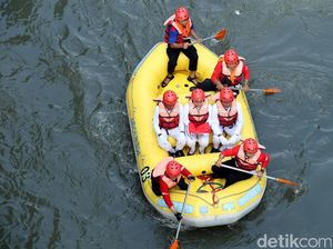 Begini Cara Komunitas Ciliwung Depok Peringati HUT RI