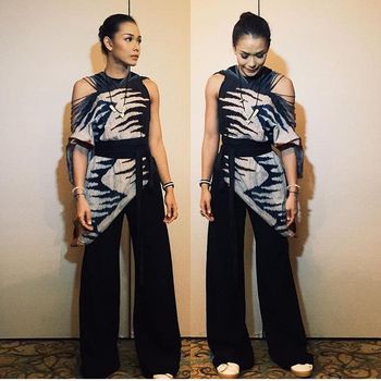 Cinta Indonesia, Inspirasi 5 Seleb Tampil Stylish dengan Kain Nasional