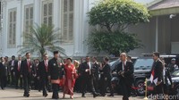 SBY masuk melalui pintu yang berada di sisi kiri Istana atau pintu yang dekat dengan Masjid Baiturrahim. Foto: Bagus Prihantoro Nugroho/detikcom