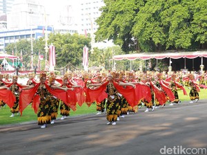 Tari Gandrung Banyuwangi Tampil Apik di Detik-detik Proklamasi