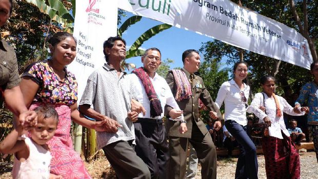 17 Rumah Veteran di NTT Direnovasi Saat HUT ke 72 RI