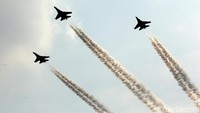 Jet-jet temput milik TNI beraksi.
