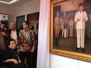 Prabowo Hadiahkan 2 Lukisan Bung Karno untuk Rachmawati