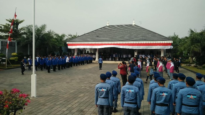 Tanpa SBY, Partai Demokrat Upacara HUT RI ke-72 di Cikeas