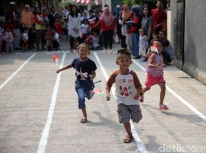 Foto : Cerianya Anak-anak Ikuti Lomba di HUT RI