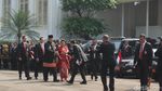 Foto: Senyum SBY Tiba di Istana untuk Ikut Upacara HUT ke-72 RI