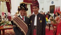 Tentu foto bareng Presiden Jokowi tak boleh terlewatkan. Foto: dok. pribadi Romahurmuziy