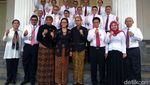Foto-foto Seru HUT ke-72 RI di Istana dan Nyentriknya Para Menteri