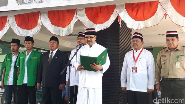 Wagub Jatim Gus Ipul jadi inspektur upacara/