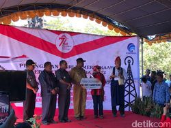Peresmian BTS 4G LTE di Desa Tode, Alor