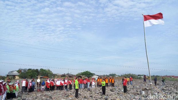 Upacara peringatan HUT ke-72 RI di Surakarta. 