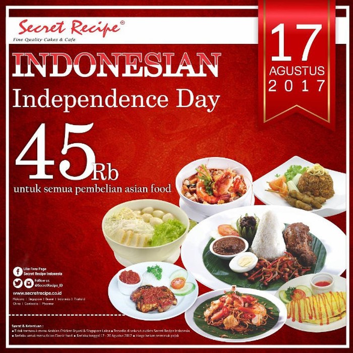 Yuk, Ajak Keluarga Makan di Resto dengan Promo 17 Agustus Ini!