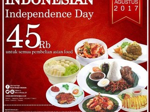 Yuk, Ajak Keluarga Makan di Resto dengan Promo 17 Agustus Ini!