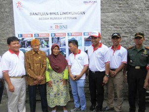 Hargai Jasa Pahlawan, BNI Bedah 46 Rumah Veteran di Yogyakarta