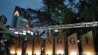 Tugu Semanggi dibangun di sekitar lokasi Simpang Susun Semanggi, Jakarta. (Foto: Lukita/detikcom)