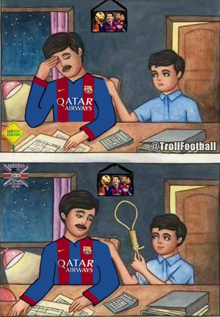 Meme Lucu Bertebaran Pasca Barcelona Dipecundangi Madrid