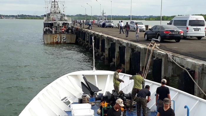 Speedboat Rombongan Kemendes Terombang-ambing di Perairan Tarakan