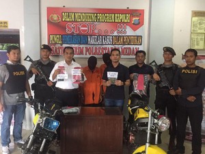 8 Kali Beraksi, Sejoli di Medan Pelaku Curanmor Ditangkap